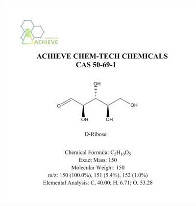 Чистий порошок D-рибози CAS 50-69-1