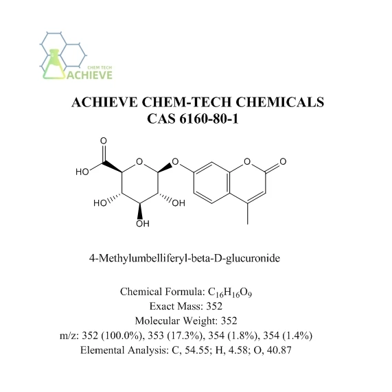 4-Метилумбелліферил-бета-D-глюкуронід CAS 6160-80-1