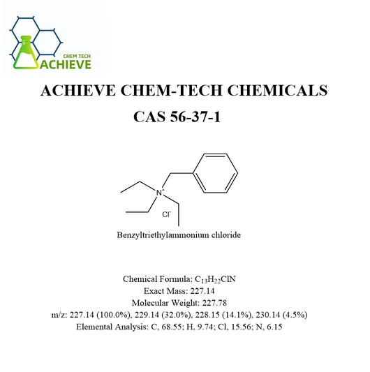 Benzyltriethylammonium Chloride structure CAS 56-37-1 | Shaanxi BLOOM Tech Co., Ltd Benzyltriethylammonium Chloride structure CAS 56-37-1 | Shaanxi BLOOM Tech Co., Ltd